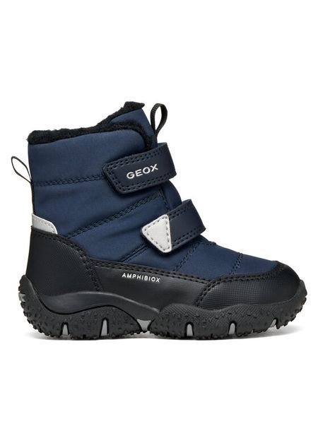 Geox Śniegowce B Baltic Boy B Abx B4620C 0FU54 C0045 M Granatowy. Niebieskie buty zimowe chłopięce Geox, z materiału, bez zapięcia. Za 299.99 zł.