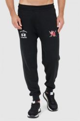 LA MARTINA Czarne spodnie dresowe z wyszywanym logo. Czarne spodnie dresowe męskie La Martina, bez wzorów, z dresówki. W wyprzedaży za 399.99 zł.