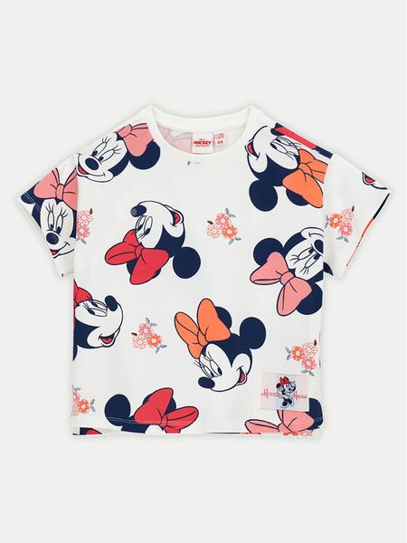 Original Marines T-Shirt DFPV3045CF Biały Regular Fit. Białe koszulki dziewczęce Original Marines, bez wzorów, z bawełny, bez ramiączek. Za 69.99 zł.