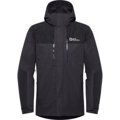 Kurtka w góry męska Jack Wolfskin A618586350. Szare kurtki męskie Jack Wolfskin, na zimę, m, bez wzorów, z materiału, klasyczne, z kapturem. Za 1,652.00 zł.