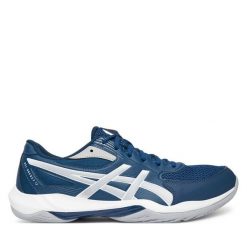 Buty halowe Asics. Niebieskie buty sportowe na co dzień męskie Asics, bez zapięcia. Za 279.99 zł.