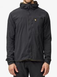 Kurtka przeciwwiatrowa Fjallraven Bergtagen Windshell Jacket. Czarne kurtki męskie Fjällräven, l, bez wzorów, z poliamidu, bez kaptura. Za 714.99 zł.