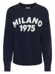 JDY Sweter w kolorze granatowym rozmiar: XL. Niebieskie swetry klasyczne damskie JDY, xl, bez kołnierzyka. Za 134.95 zł.