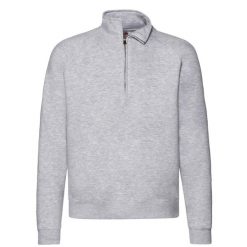 Bluza Męska Premium Z Zamkiem Błyskawicznym. Szare bluzy z kapturem męskie Fruit of the Loom, m, z bawełny. Za 121.99 zł.
