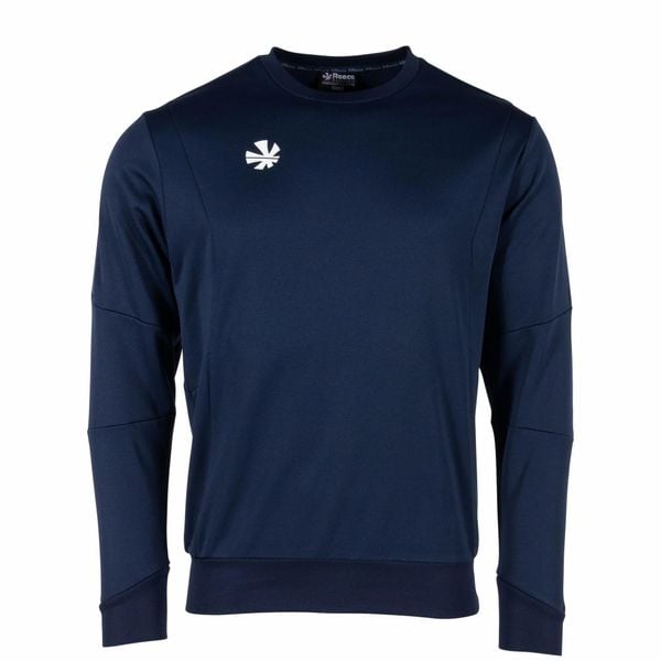Bluza z okrągłym dekoltem Reece Australia Cleve TTS. Niebieskie bluzy sportowe damskie REECE, l, bez wzorów, prążkowane, bez ramiączek, bez kaptura. Za 240.50 zł.
