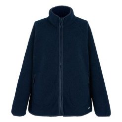 Bluza Polarowa Damska Borg Pełen Suwak Frankie. Niebieskie bluzy bez kaptura damskie Regatta, z polaru. Za 136.99 zł.