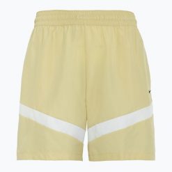 Spodenki koszykarskie męskie Nike Icon Dri-Fit 6". Żółte szorty męskie Nike, bez kołnierzyka. Za 159.99 zł.