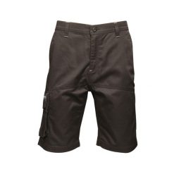 Męskie Spodenki Robocze Heroic Cargo Shrt. Zielone szorty męskie Regatta, z bawełny, bez kołnierzyka. Za 131.99 zł.