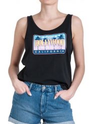WRANGLER TANK TOP DAMSKI TOP FADED BLACK W708EVXV6 112130908. Czarne topy damskie Wrangler, s, bez wzorów, bez kołnierzyka. Za 69.99 zł.