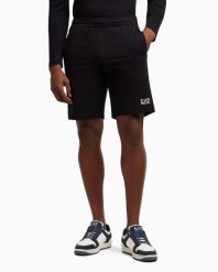 Bermuda Core Identity Rozmiar S Czarny - 8NPS65PJVRZ-1200. Czarne szorty męskie EA7, bez wzorów, z bawełny, sportowe. Za 319.00 zł.