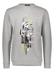 Cavalli CLASS Bluza w kolorze szarym rozmiar: M. Szare bluzy bez kaptura męskie Cavalli Class, m, z bawełny. Za 140.53 zł.