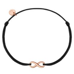 Glanzstücke München Bransoletka Infinity z srebra próby 925 w kolorze rózowego zlota Bransoletki 1 ct Damski. Czerwone bransoletki damskie Glanzstücke München, pozłacane. Za 169.99 zł.