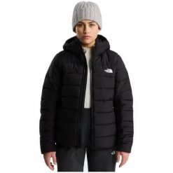 Kurtka turystyczna zimowa damska The North Face W Aconcagua Hooded Jacket. Czarne kurtki damskie The North Face, na zimę, l, bez wzorów, z materiału, bez kaptura. Za 793.00 zł.