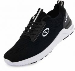 Damskie Buty Sportowe Loap Eolina Czarne. Czarne buty sportowe na co dzień damskie ÀLG, z aplikacjami, z dzianiny, trekkingowe. Za 179.99 zł.