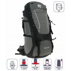 Plecak Elementerre Talca 50 L, Czarny. Czarne plecaki damskie Elementerre, bez wzorów. Za 403.00 zł.