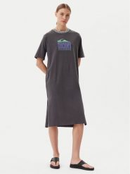Quiksilver Sukienka codzienna EQWKD03035 Szary Relaxed Fit. Szare sukienki damskie Quiksilver, na co dzień, s, bez wzorów, z bawełny, bez kołnierzyka, bez ramiączek, proste. Za 149.99 zł.