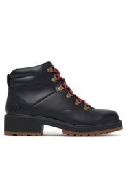 Timberland Trapery Carnaby Row TB0A2QH4W021 Czarny. Czarne trapery damskie Timberland, ze skóry, bez obcasa. Za 739.99 zł.