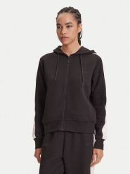 Guess Bluza V5YQ00 KB3P2 Czarny Regular Fit. Czarne bluzy bez kaptura damskie Guess, m, z bawełny. Za 219.99 zł.