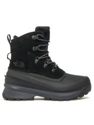 The North Face Śniegowce Chilkat Lace Wp NF0A5LW3KT01 Czarny. Czarne buty zimowe męskie The North Face, ze skóry, bez zapięcia. Za 529.99 zł.