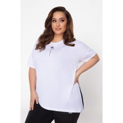 Koszulka fitness damska Rough Radical Kip Plus size. Białe bluzki damskie ROUGH RADICAL, plus size, bez wzorów, bez ramiączek. Za 109.00 zł.