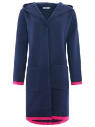 Zwillingsherz Kardigan "Mona" w kolorze granatowym rozmiar: L/XL. Niebieskie kardigany damskie Zwillingsherz, l, bez wzorów. Za 192.40 zł.