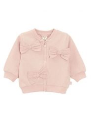 COOL CLUB Bluza w kolorze jasnoróżowym rozmiar: 86. Różowe bluzy i bluzki niemowlęce COOL CLUB, z aplikacjami, z jeansu, bez ramiączek, bez kaptura. Za 43.99 zł.
