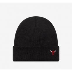 Czapka Zimowa New Era Chicago Bulls NBA Mini Logo Black - 60691109. Czarne czapki męskie New Era, na zimę, bez wzorów. Za 146.05 zł.