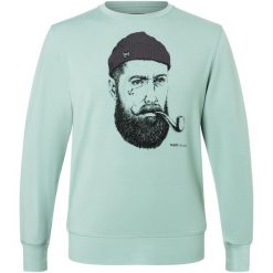 Bluza męska SUPER.NATURAL. Zielone bluzy bez kaptura męskie Super.natural, m. Za 599.99 zł.