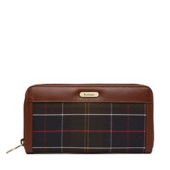 Portfel Barbour. Brązowe portfele damskie Barbour, bez wzorów. Za 399.99 zł.