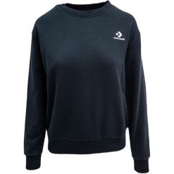 Bluza Converse Foundation Crew, Kobiety. Czarne bluzy bez kaptura damskie Converse, m, z bawełny. Za 290.00 zł.