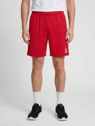 Szorty Hummel. Czerwone szorty damskie HUMMEL, bez wzorów, z dzianiny, sportowe. Za 115.00 zł.