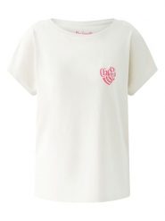 Miss Lagotte Koszulka w kolorze białym rozmiar: 38. Białe bluzki damskie Miss Lagotte, bez wzorów, bez kołnierzyka, bez ramiączek. Za 69.99 zł.