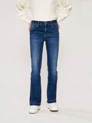 LTB Dżinsy "Fallon" - Flare fit - w kolorze niebieskim rozmiar: W26/L34. Brązowe jeansy damskie LTB. Za 122.96 zł.