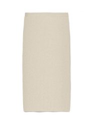 Vero Moda Spódnica dzianinowa w kolorze beżowym rozmiar: XS. Brązowe spódniczki damskie Vero Moda, xs, bez wzorów, z dzianiny, midi. Za 69.75 zł.