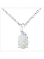 Revoni Złoty naszyjnik z diamentową zawieszką - dł. 45 cm rozmiar: onesize. Szare naszyjniki damskie Revoni, złote. Za 699.51 zł.