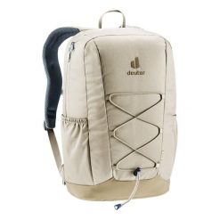 Plecak miejski Deuter Gogo - bone/desert. Brązowe plecaki damskie Deuter, bez wzorów, z materiału. Za 230.99 zł.