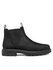 Geox Sztyblety U Spherica Ec7 U46FRA 000FF C9999 Czarny. Czarne sztyblety męskie Geox, z materiału, bez zapięcia. Za 399.99 zł.