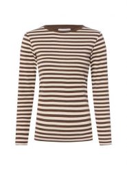 Brookshire Koszulka z długim rękawem Kobiety Bawełna (100%) brązowy, S. Brązowe t-shirty damskie brookshire, s, bez wzorów, z bawełny, bez kołnierzyka. Za 99.95 zł.