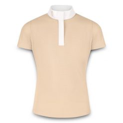 Dziewczęca jeździecka koszulka polo Kentucky Tokyo. Brązowe koszulki dziewczęce KENTUCKY HORSEWEAR, m, bez wzorów, bez ramiączek. Za 358.00 zł.