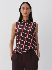 Someday Bluzka w kolorze brązowym rozmiar: 38. Brązowe bluzki damskie Someday, bez wzorów, z wiskozy, bez kołnierzyka, bez ramiączek. Za 152.26 zł.