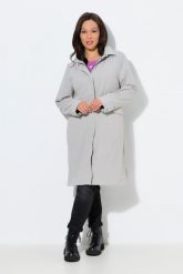 Damskie Parka funkcyjna HYPRAR hydrofobowa kaptur. Czarne parki damskie Ulla Popken, plus size, bez wzorów, z materiału. Za 699.99 zł.