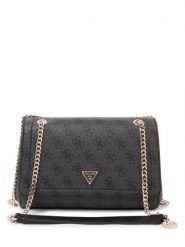 GUESS torba na ramię - Noelle Kobiety Sztuczna skóra szary, ONE SIZE. Szare torebki klasyczne damskie Guess, z aplikacjami, ze skóry, bez dodatków. Za 699.95 zł.