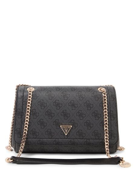 GUESS torba na ramię - Noelle Kobiety Sztuczna skóra szary, ONE SIZE. Szare torebki klasyczne damskie Guess, z aplikacjami, ze skóry, bez dodatków. Za 699.95 zł.