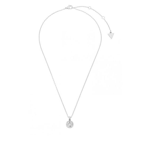Naszyjnik Guess. Szare naszyjniki damskie Guess, srebrne. Za 299.99 zł.