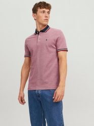 Jack & Jones Koszulka polo w kolorze czerwonym rozmiar: S. Czerwone koszulki polo męskie Jack & Jones, s, bez wzorów, z bawełny, bez ramiączek. Za 86.99 zł.