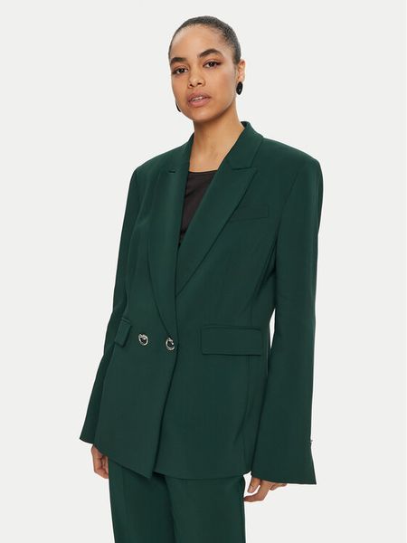 PINKO Marynarka Grenoble 103890 A21H Zielony Regular Fit. Zielone marynarki i żakiety damskie Pinko, bez wzorów, z wiskozy. Za 1,249.00 zł.