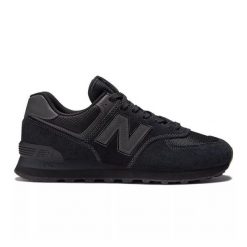 Buty New Balance M ML574EVE czarne. Czarne buty sportowe na co dzień męskie z gumy, bez zapięcia. Za 680.85 zł.