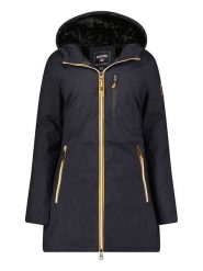 Canadian Peak Parka "Cassimineak" w kolorze granatowym rozmiar: L. Niebieskie parki damskie Canadian Peak, l, z aplikacjami. Za 214.70 zł.
