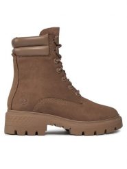 Timberland Trapery Cortina Valley 6In Bt Wp TB0A5Z849291 Beżowy. Brązowe trapery damskie Timberland, z nubiku, bez obcasa. Za 849.99 zł.