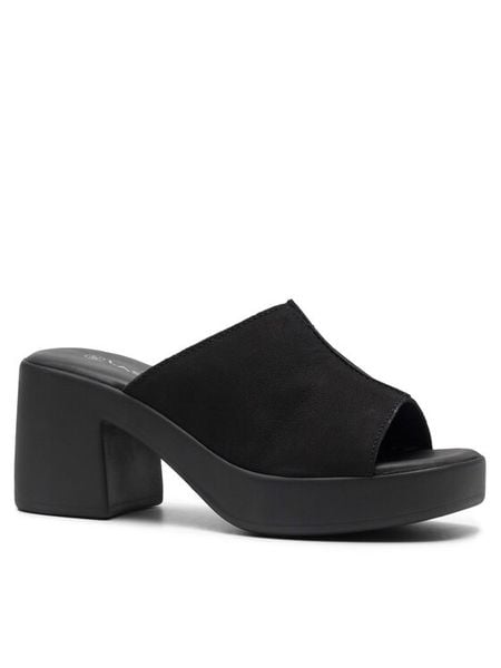 Lasocki Klapki MIKS-WI16-3159-08 Czarny. Czarne klapki damskie Lasocki, bez wzorów, ze skóry, bez obcasa. Za 179.99 zł.